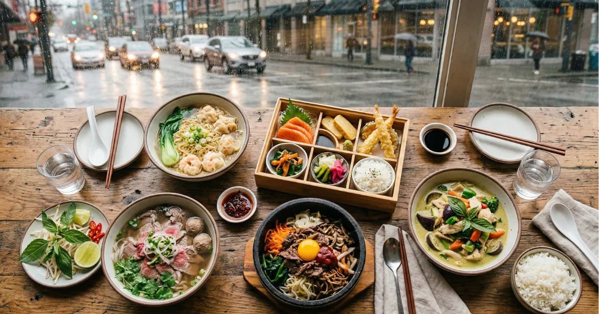 Featured image for Downtown Vancouver में बेस्ट एशियन लंच स्पॉट्स